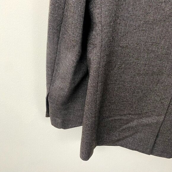 Indochino Men's Blazer Suit Jacket Size 41 Brown Wool Single-Breasted 2 Button - Picture 13 of 16